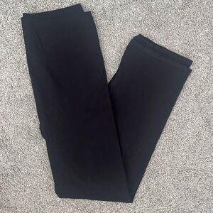 Fabletics Black Flare Leggings with Slit